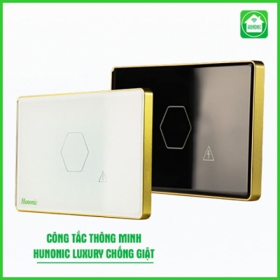 Công tắc chống giật bình nóng lạnh HUNONIC Luxury Công tắc chống giật bình nóng lạnh HUNONIC Luxury