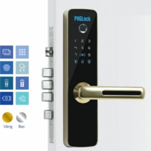 Khoá vân tay thông minh PHG Lock FP7153 Bạc - Vàng
